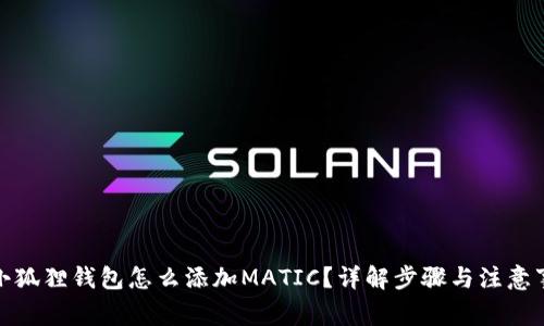 : 小狐狸钱包怎么添加MATIC？详解步骤与注意事项